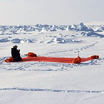 Measuring sea-ice thickness