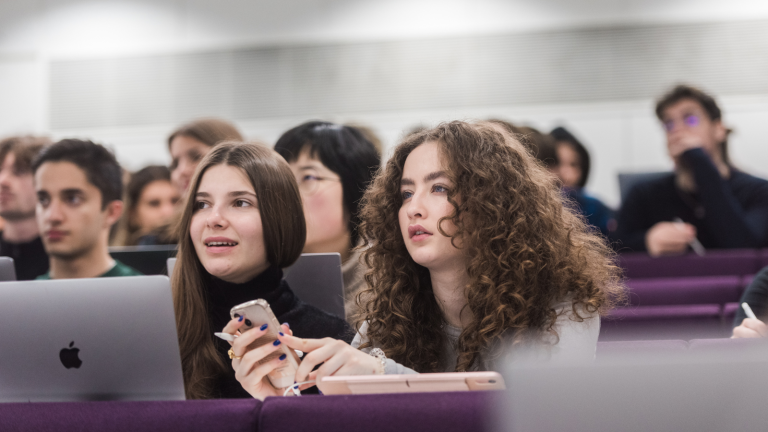 studnets in a lecture