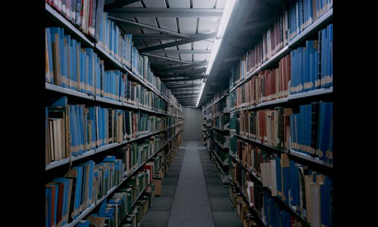 Archive book stacks – Hrair Sarkissian's series ‘istory’ (2011)