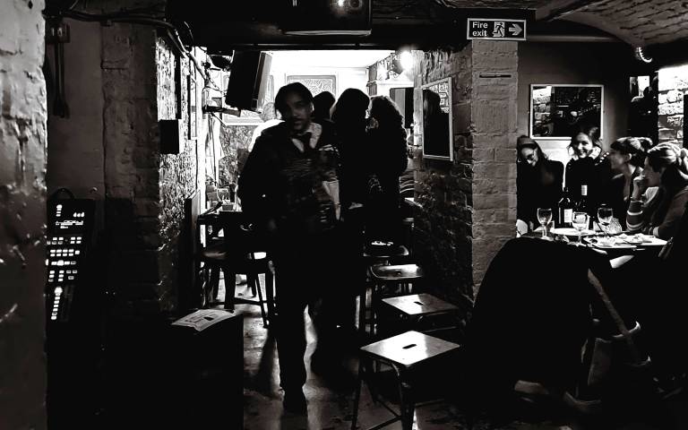 After the gig at Jazz Crypt, from dissertation Places of Improvisation Charlie Hayles, MSci Arch Y3