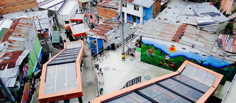 Photo of a residential area in Salvador, Brazil