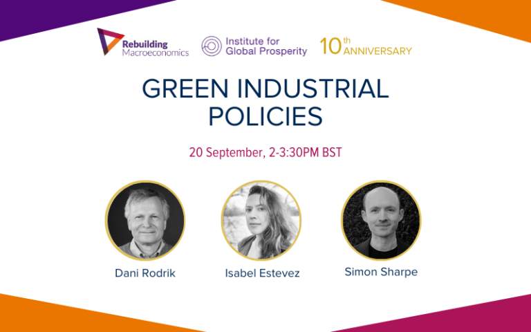 Green Industrial Policies event poster