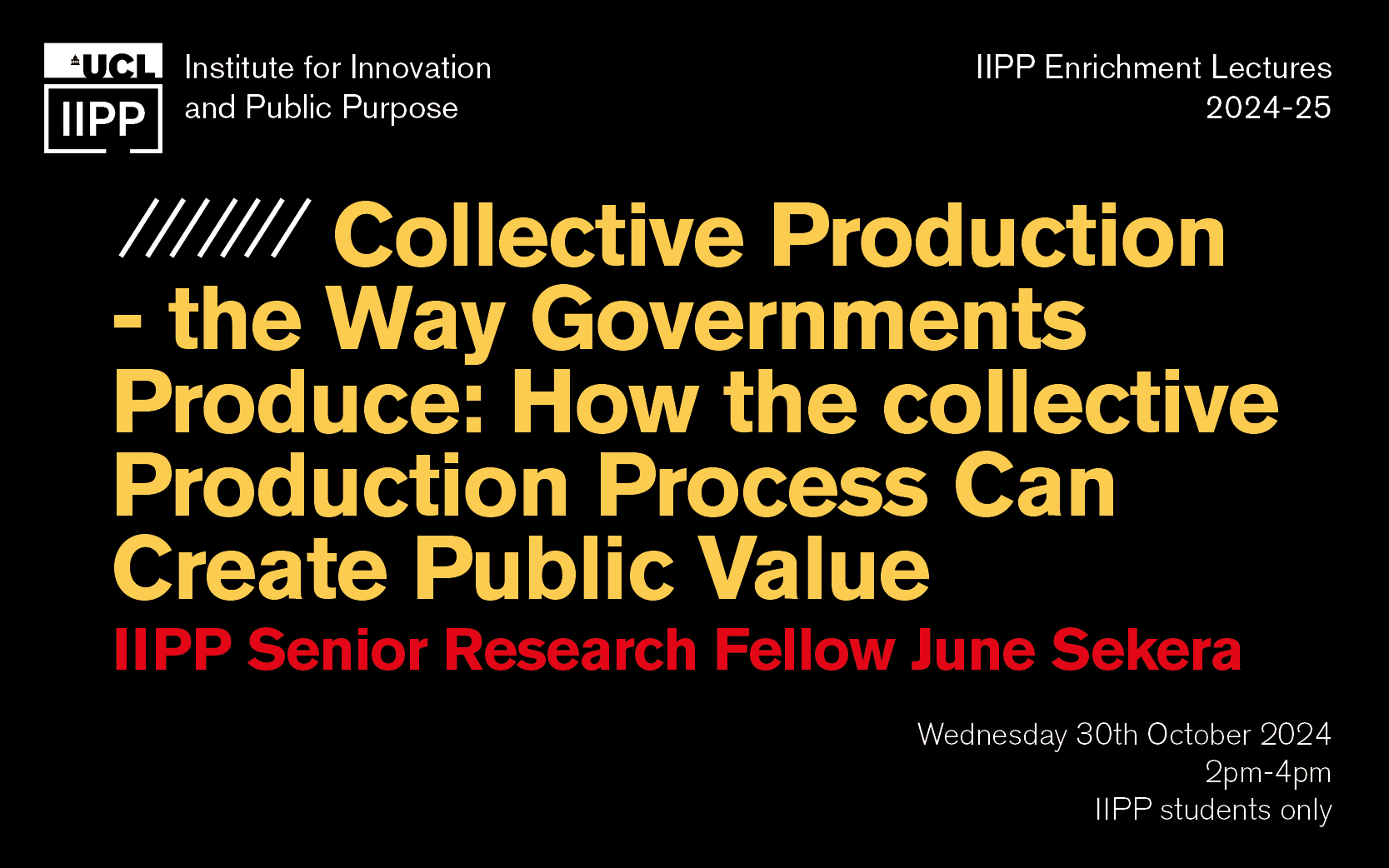 Collective Production - the Way Governments Produce: How the collective Production Process Can Create Public Value 