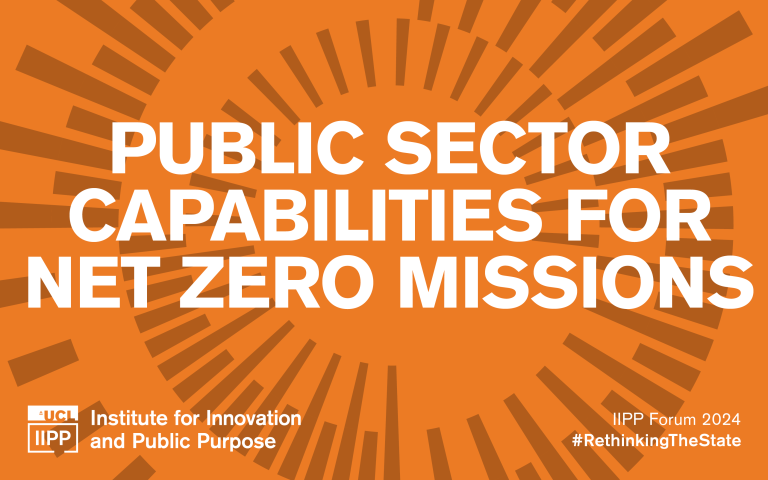 Rethinking the State: Public sector capabilities for net zero missions