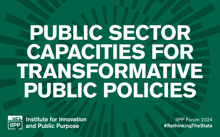 Rethinking the State: Public Sector capacities for transformative public policies 