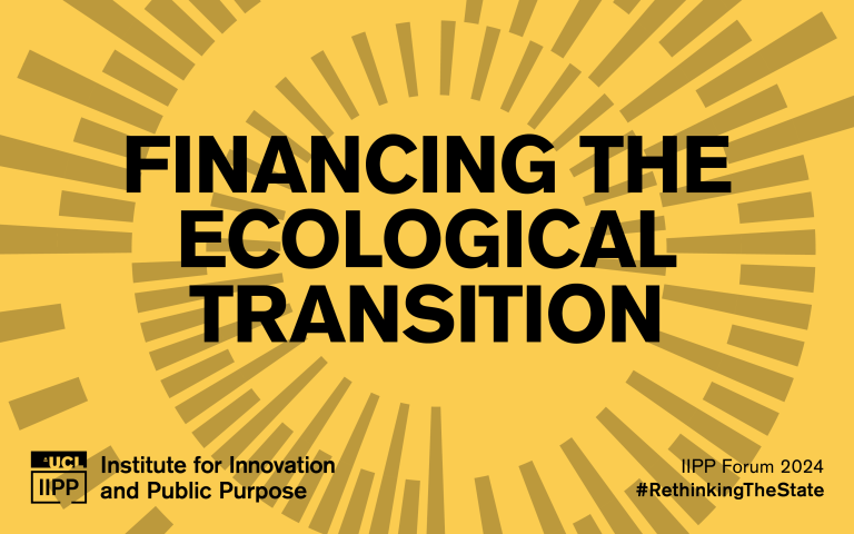 Rethinking the State: Financing the ecological transition 