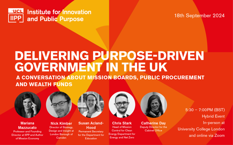 Delivering purpose-driven government in the UK