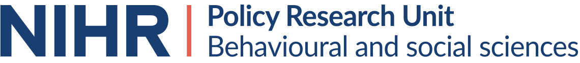 National Institute for Health and Care Research (NIHR) Policy Research Unit (PRU) in Behavioural and Social Sciences logo