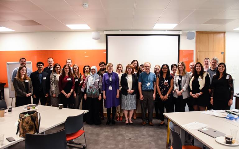 Vax Hub team photo at UCL