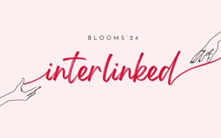 Blooms'24 Interlinked logo