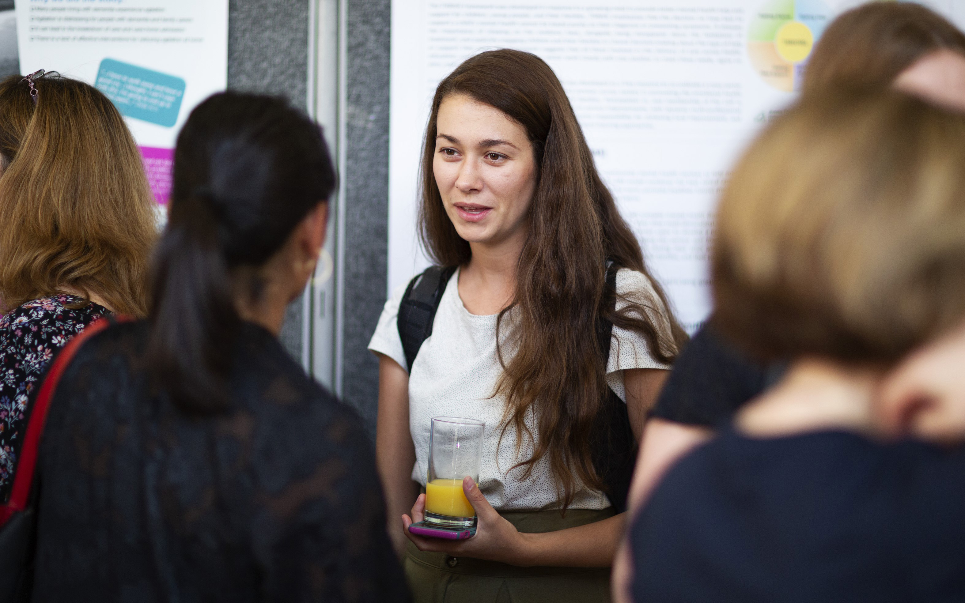 UCL students talking