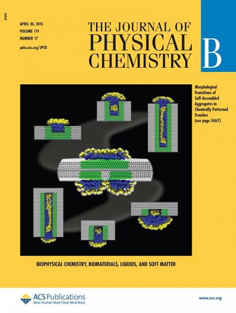 Journal of Physical Chemistry B cover