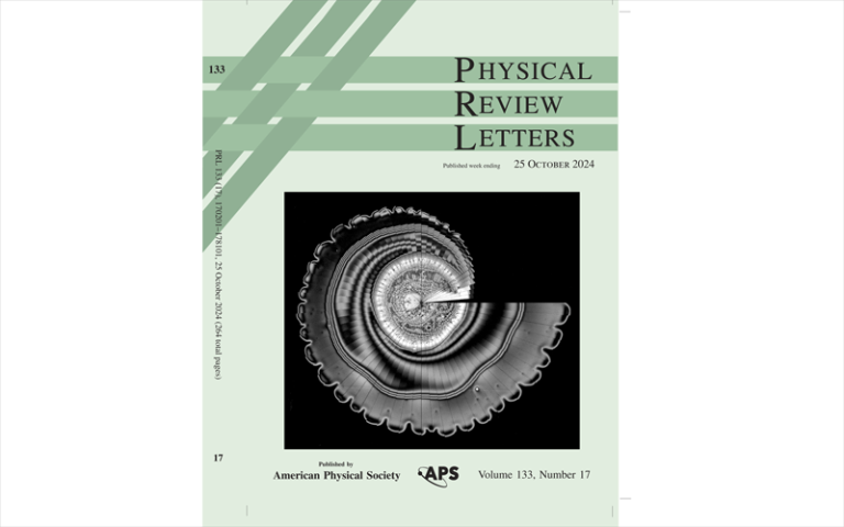 This figure on the cover page presents a time-lapse reconstruction of interference images, showing the spreading of an oil film during the evaporation of an oil-in-water emulsion drop on a bare glass slide, viewed from below through a microscope.