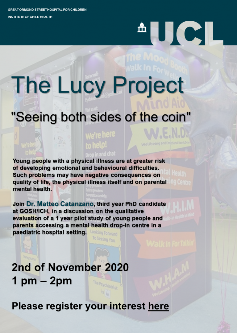 Qualitative methods presentation lucy project flyer
