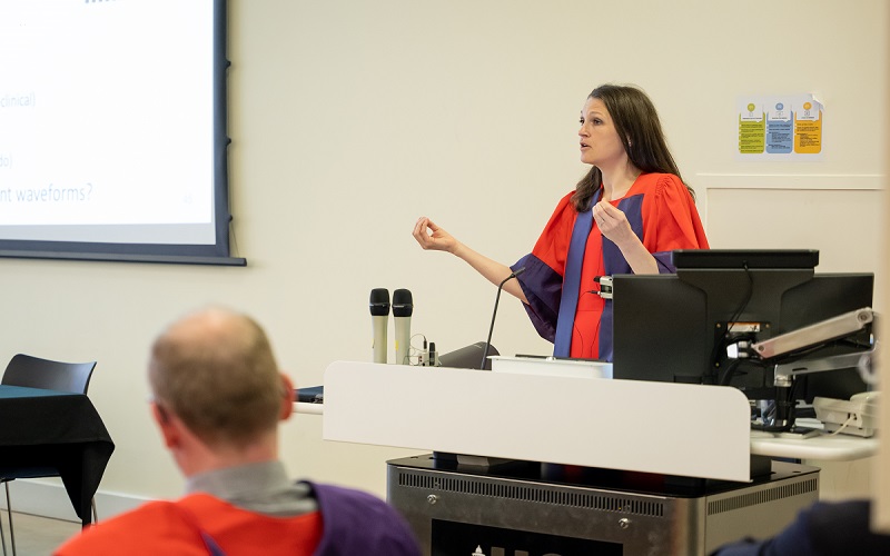 Ivana presenting in her Inaugural lecture