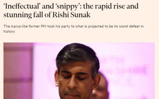 A screenshot of the Financial Times article.