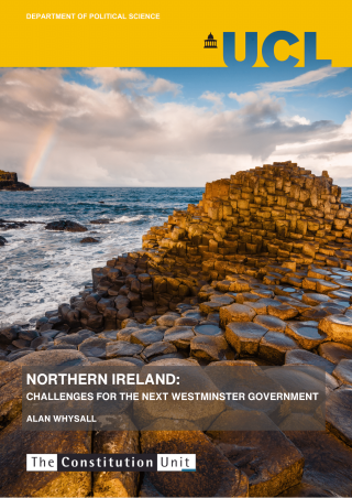 The front cover of 'Northern Ireland: Challenges for the Next Government'.