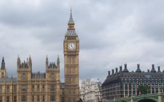 The Palace of Westminster.