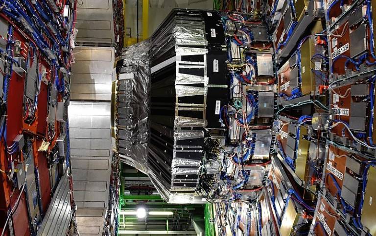 The Compact Muon Solenoid (CMS) experiment is a particle physics detectors in the Large Hadron Collider (LHC) at CERN.