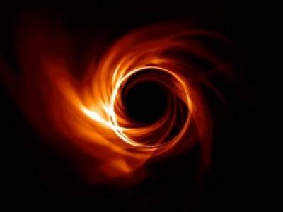 A simulation if the Milky Way’s black hole, Sagittarius A* (Credit Abhishek Joshi / UIUC.)