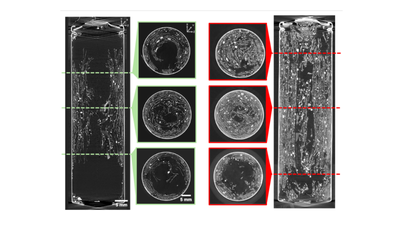 Xray scan of an LG 21 700 M50 Cell