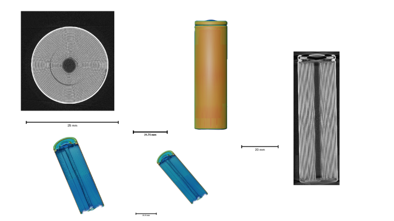 Xray scan of an LG 21700 M50 cell