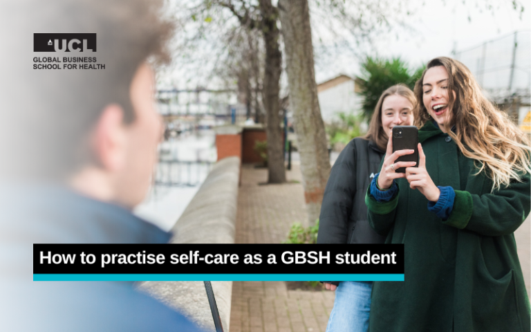 How to practise self-care as a GBSH student