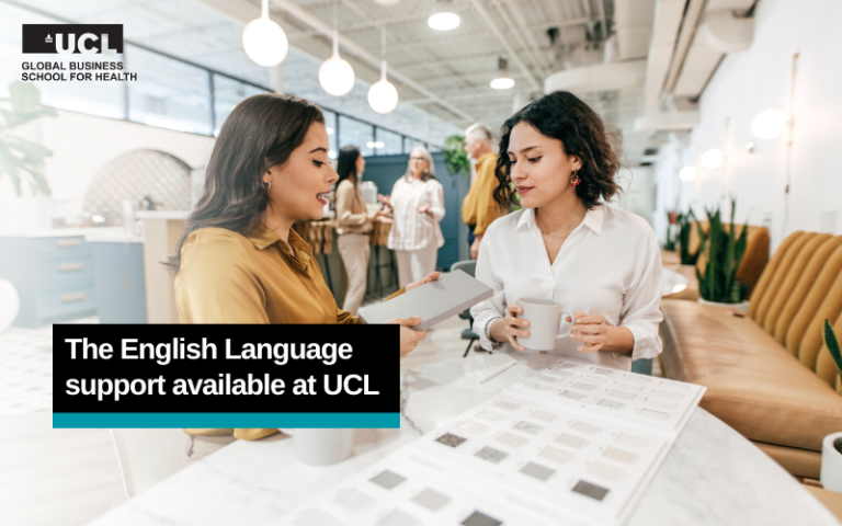 English language support UCL GBSH