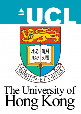 UCL logo and HKU crest