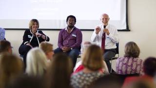 Panel of speakers at mental health conference 