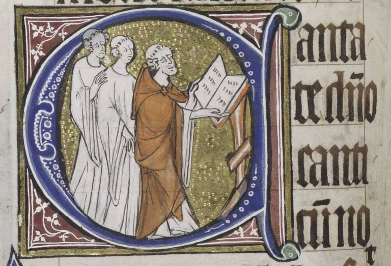 medieval monks singing