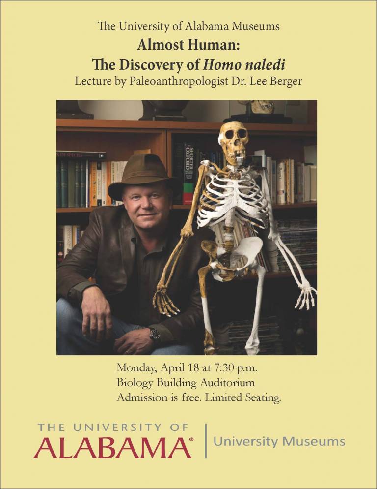 Flyer - Almost Human - The Discovery of Homo naledi