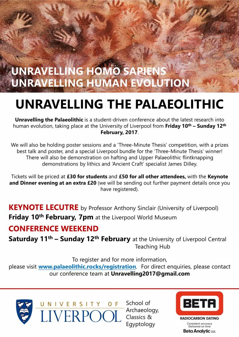 Unravelling the Palaeolithic Conference-2017