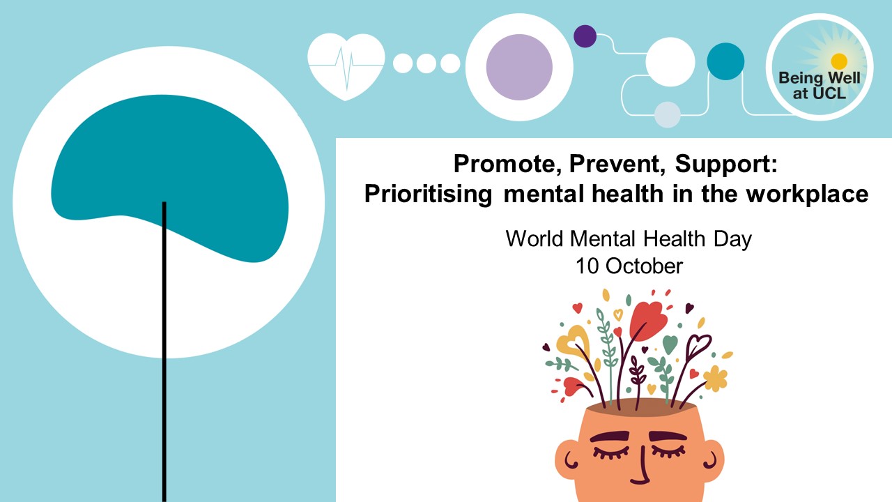 World Mental Health Day 2024 poster