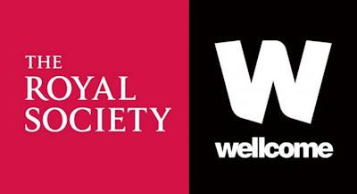 Combined logo for the Royal Society and Wellcome Trust (for the Henry Dale Awards)