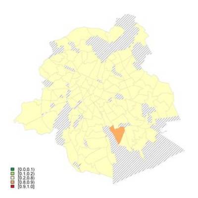 Probability that the sSMR for Women is higher than 100