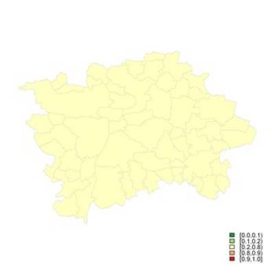 Probability that the sSMR for Women is higher than 100