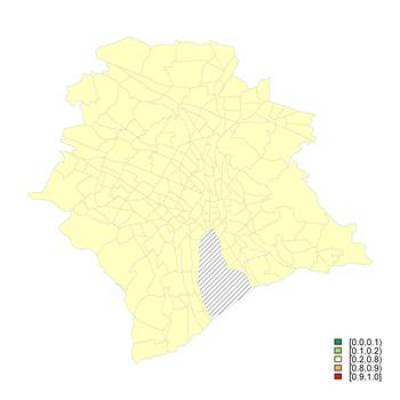 Probability that the sSMR for Men is Higher than 100