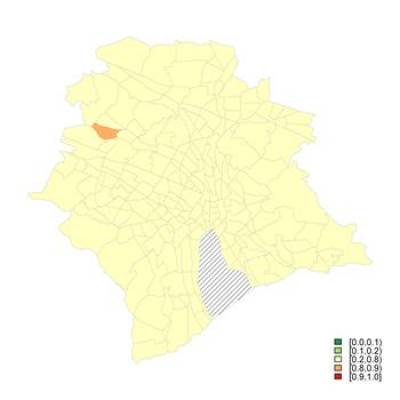 Probability that the sSMR for Women is higher than 100