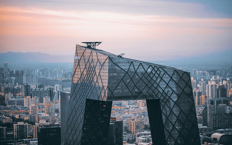 CCTV building in China