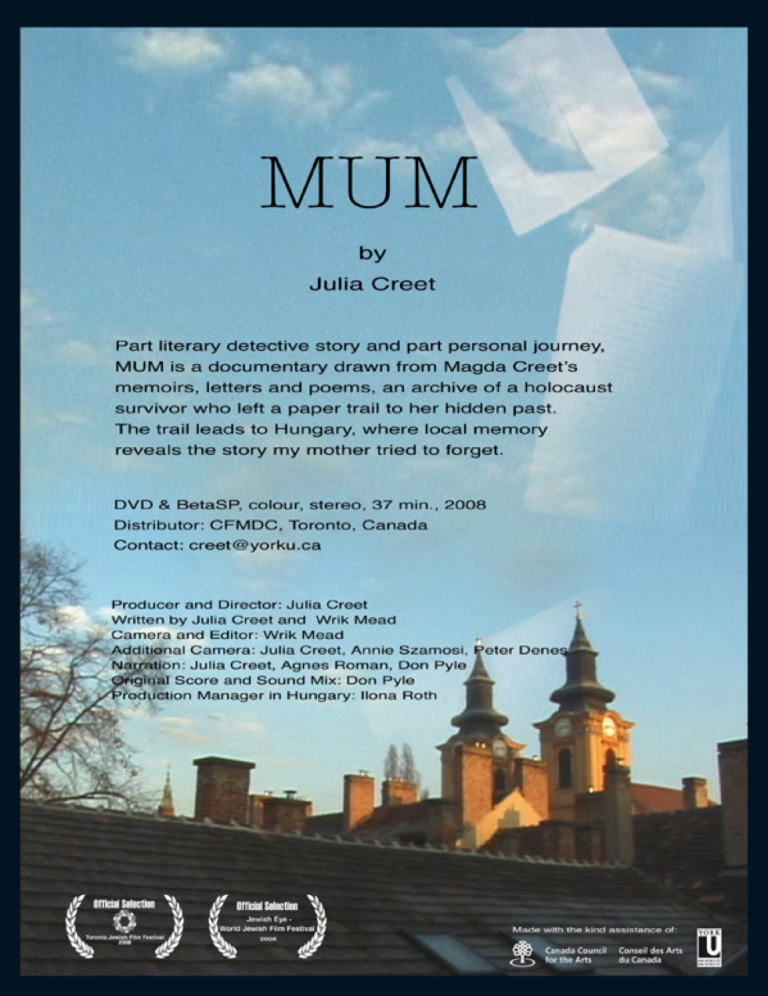 mum by julia creet