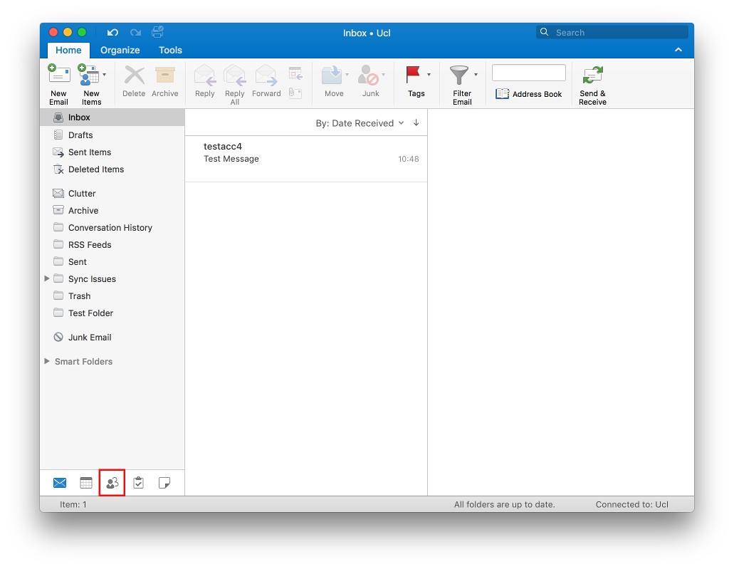 how to add a contact in outlook 365 for mac
