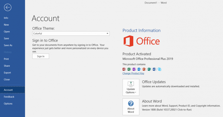 How to Install MS Office, Project or Visio 2019