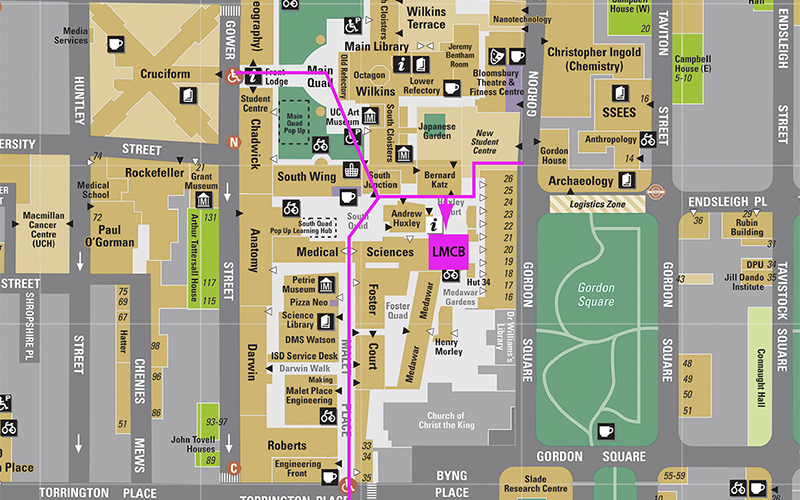 map UCL campus