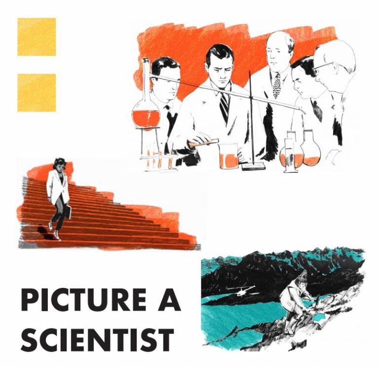 Abstract image taken from the 'Picture a Scientist' poster
