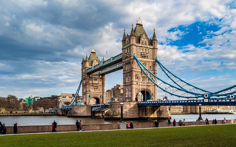 Photo of Tower Bridge in the sunshine