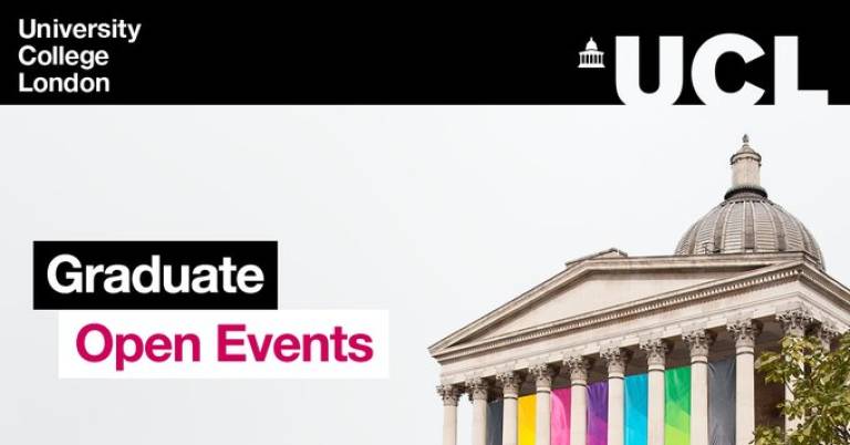 UCL Graduate Open Events