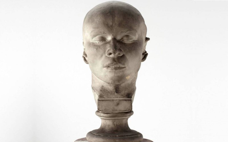 Death mask bust by Robert Noel, UCL Science Collections