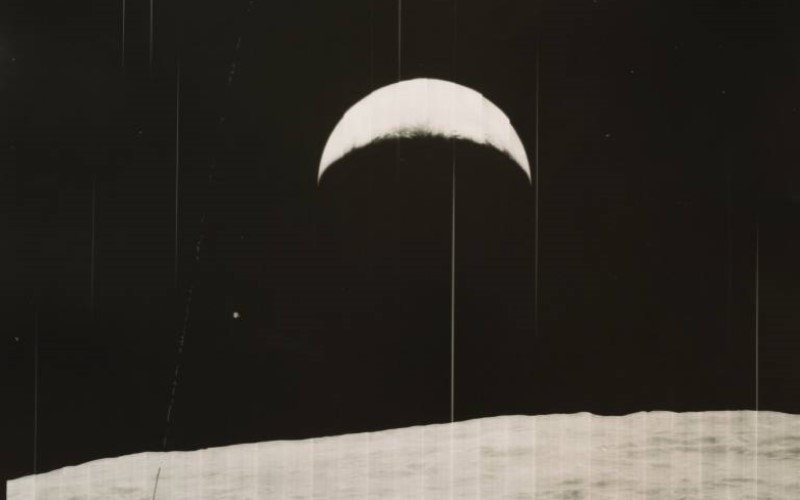 Photo of the moon, UCL Science Collections