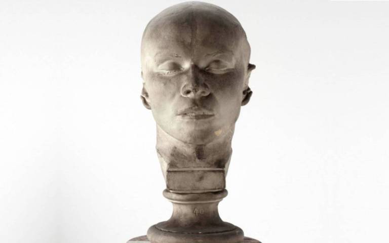 Death mask bust by Robert Noel, UCL Science Collections